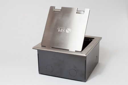 Люк на 4 поста (45х45), из нержавеющей стали, с коробкой, IP40 SPL 300014-2