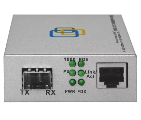 Медиаконвертер SNR-CVT-1000SFP-POE-2