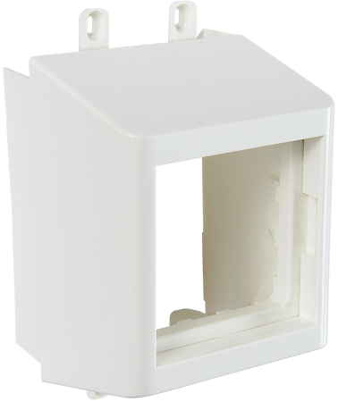 Суппорт с рамкой 1 пост (45х45) на профиль для кабельного канала 60х16 SPL 060007S-0