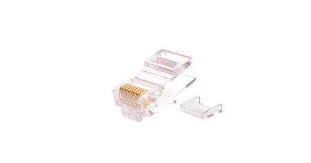Коннектор RJ45 NIKOMAX, Кат.5e, неэкранированный, со вставкой, круглый ввод-0