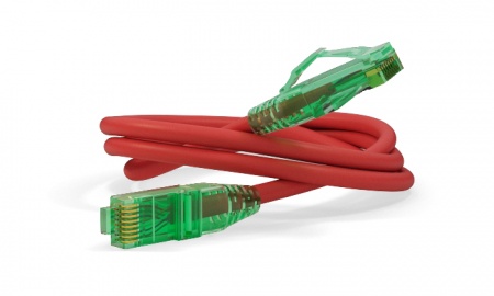 Патч-корд U/UTP, Cat.6a (100% Fluke Component Tested), 10G, LSZH, 1 м, красный-0