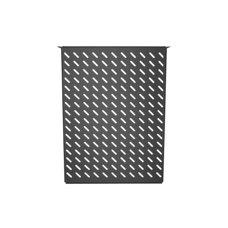 Полка фронтальная TLK, 19", 2U, глубиной 600мм, крепеж в комплекте, RAL 9005-1