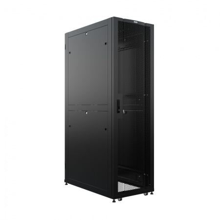 19" Напольный серверный шкаф ПРОЦОД DS 42U 800х1070мм, пер. дверь перф., зад. двойная перф., RAL9005-4