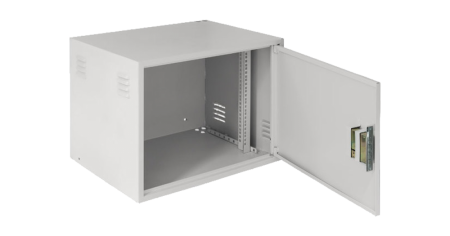 Шкаф настенный антивандальный, 9U, Ш600хВ470хГ450мм-1