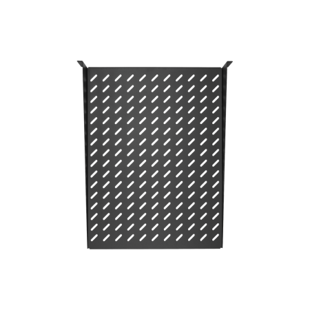 Полка фронтальная TLK, 19", 2U, глубиной 300мм, крепеж в комплекте, RAL 9005-1