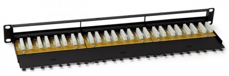Патч-панель высокой плотности 19", 1U, 48 портов RJ-45, неэкранированная, категория 6A, Dual IDC-2