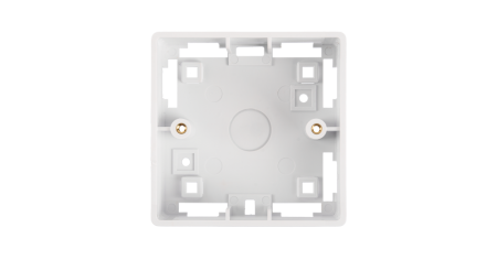 Коробка настенная NIKOMAX, под лицевые панели и розетки формата 86х86мм, белая-0