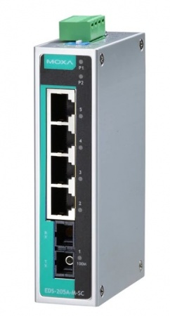 Коммутатор промышленный MOXA EDS-205A-0