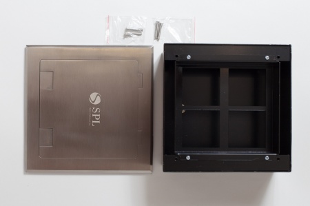 Люк на 4 поста (45х45), из нержавеющей стали, с коробкой, IP40 SPL 300014-1