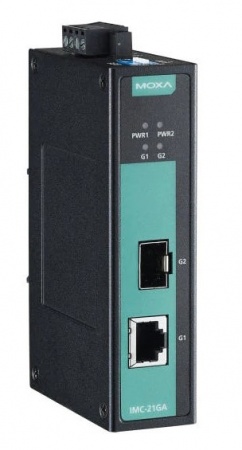 Промышленный медиаконвертер MOXA IMC-21GA-T-2
