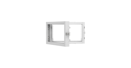 Пристенная поворотная секция TLK 19", 6U, 600х370х156, к настенным шкафам TWC-R Сlassic, RAL7035-1