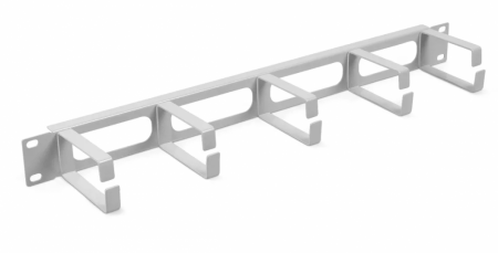 Органайзер 1U 5 колец + окна, серый-0