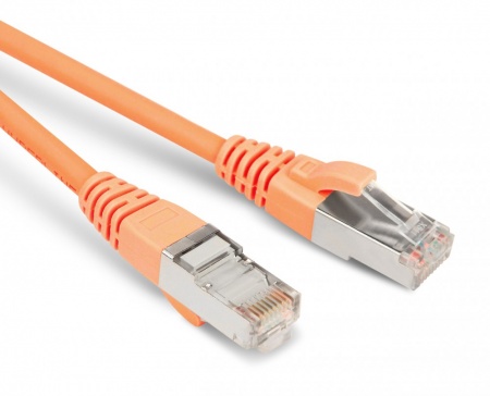 Патч-корд F/UTP, экранированный, Cat.5е (100% Fluke Component Tested), PVC, 1.5 м, оранжевый-0