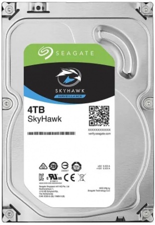 Жесткий диск SEAGATE ST4000VX015, 4TB, Skyhawk для видеонаблюдения-0