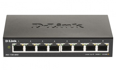 Коммутатор D-Link DGS-1100-08V2-0