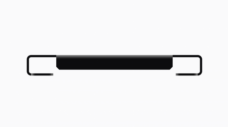 Кронштейн DANNMAN FBR-V2PDU-RAL9005 1.5U крепеж типа "монетка" для верт. блоков розеток, чёрный, 2шт-1