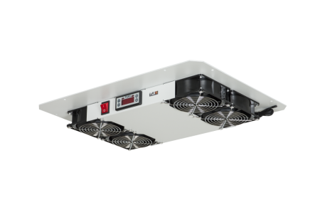 Вентиляторный блок TLK для напольных шк. TFR,TFL,TFA,4 вент,пластик с фильтром,без шнура пит.RAL7035-0