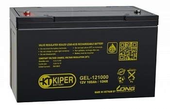 Аккумуляторная батарея гелевая Kiper GEL-121000 12V100Ah
