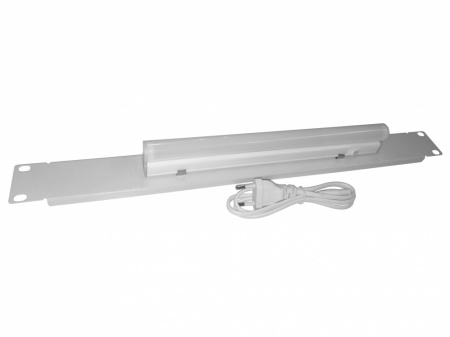 Лампа подсветки в шкаф 19", 1U, 4W, кабель 1 метр, серая-0