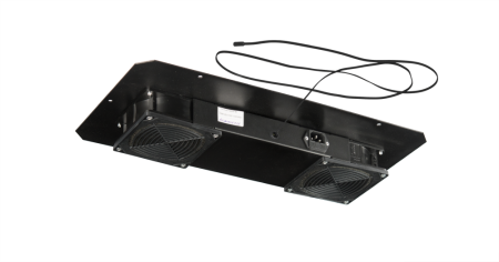 Вентиляторный блок TLK для настенн.шк.TWM,2 вент,пластик,фильтр,терморегул.датчик,без шн.пит.RAL9005-1