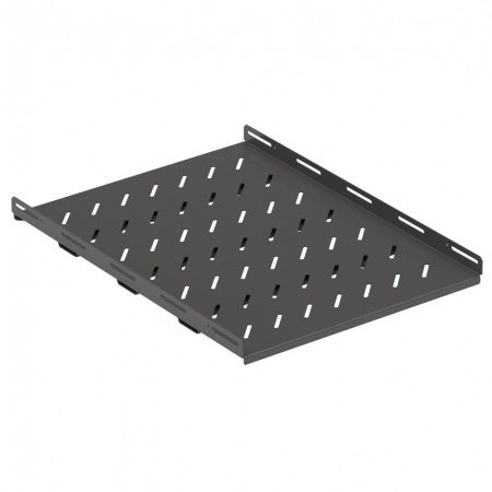 Полка стационарная DANNMAN SHM-850-RAL9005 до 50кг, 485х850мм, черная-0
