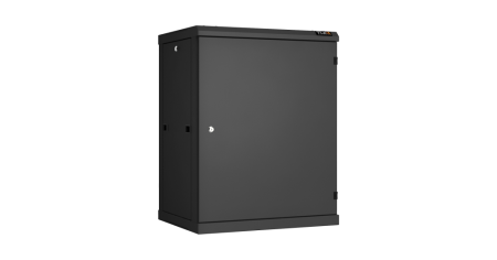 Настенный разборный шкаф Classic 19",15U,металл.дверь,600х770х450мм,2 пары монтажных направл,RAL9004-0