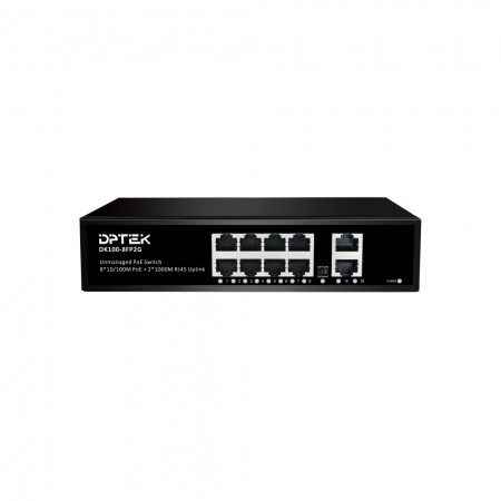 Коммутатор DPTEK DK100-8FP2G-W-1