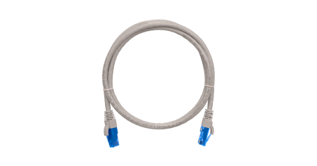 Коммутационный шнур NIKOMAX U/UTP 4 пары, Кат.6, PVC нг(А), серый, 0,15м-0