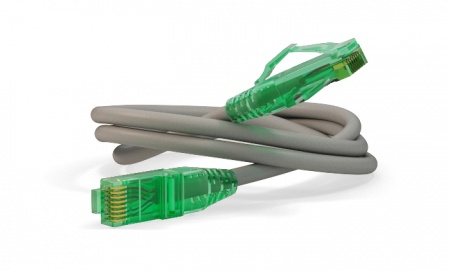 Патч-корд U/UTP, Cat.6a (100% Fluke Component Tested), 10G, LSZH, 1 м, серый-0