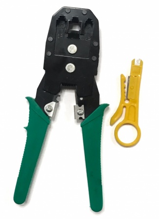 Универсальный обжимной инструмент RJ45, RJ12 и RJ11-0