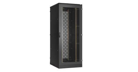 Напольный шкаф Classic 19",42U,перфорированные двери,двухуровневые стенки,800х2060х1200,RAL9005-0