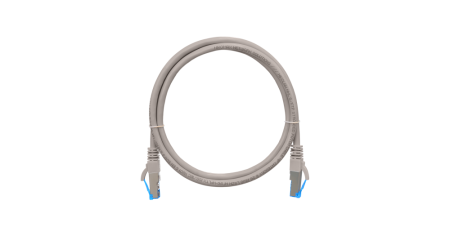 Коммутационный шнур NIKOMAX S/FTP 4 пары, Кат.6, LSZH нг(А)-HFLTx, серый, 3м-0