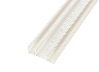 Кабельный канал 60х16х2000мм с перегородками, белый (060001S)
