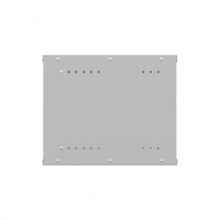 19'' Настенный шкаф NTSS LIME 6U 550×600×370 мм, стеклянная дверь, стенки не съемные, RAL 7035-1
