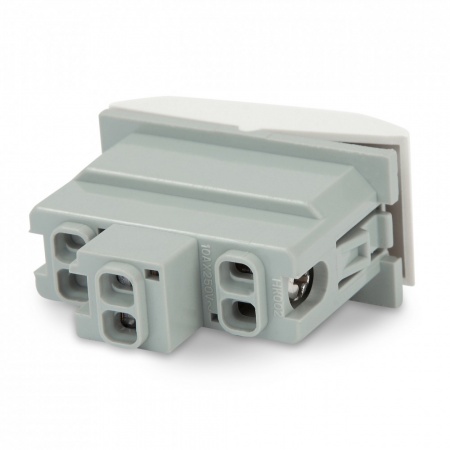 Выключатель, 1М, 45x22.5мм, белый-1