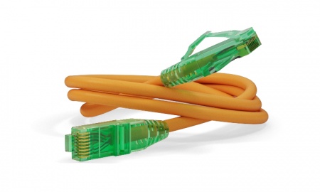 Патч-корд U/UTP, Cat.6a (100% Fluke Component Tested) 10G, LSZH, 0.5 м, оранжевый-0