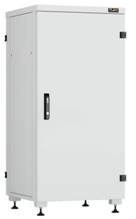 Напольный шкаф Lite 19",24U, цельнометаллические стенки и двери, 600х1241х600, RAL 7035-0