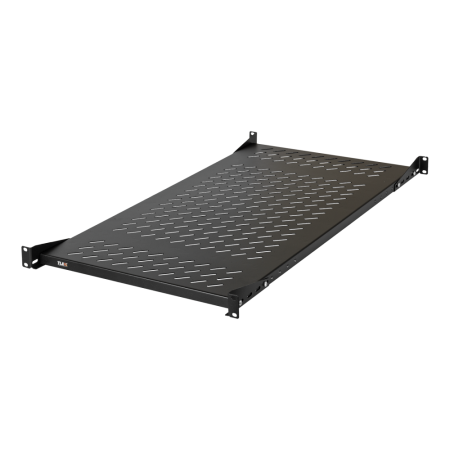 Полка стационарная усиленная TLK, 19", Ш436хГ1060мм, для шкафа и стойки глубиной 1200мм, RAL 9005-0