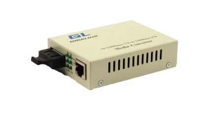 Медиаконвертер GIGALINK GL-MC-UTPF-SC2F-19MM-0850-1