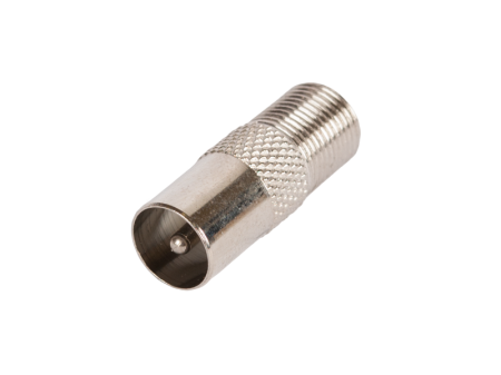 Адаптер NETLAN для коаксиальных кабелей, F-тип-PAL-male, металлик-0