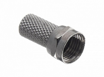 Штекер F (гайка) на RG-6SAT-703 (цинк) (F113-55), NETKO Optima