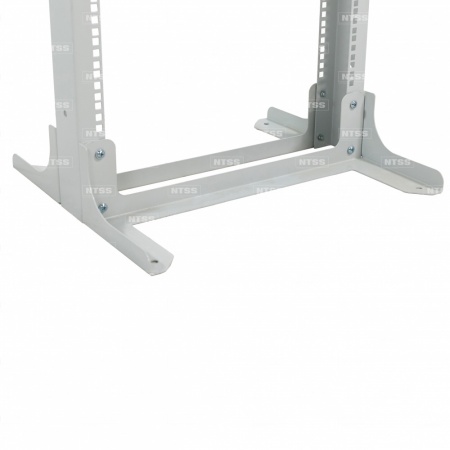 19'' Стойка серверная NTSS однорамная 24U, комплект ножек, RAL 7035-2