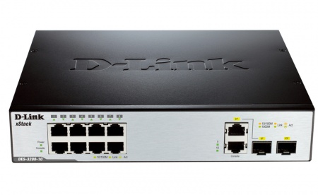 Коммутатор D-Link DES-3200-10-0