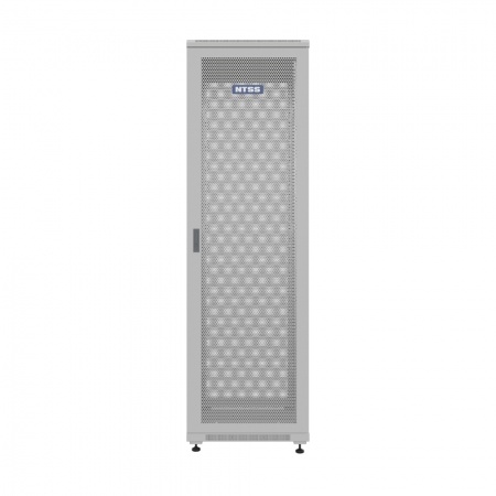 19" напольный шкаф "ПРЕМИУМ" 22U 600х600мм, передняя дверь перф.,задняя дверь металл, RAL 7035-1
