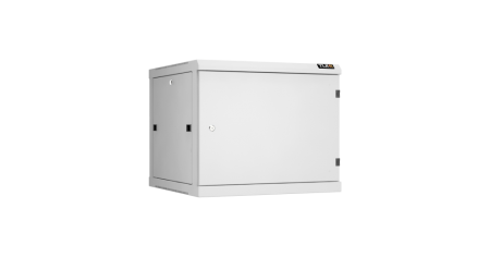 Настенный разборный шкаф Classic 19",9U,металл.дверь,600х503х600мм,2 пары монтажных направл,RAL 7035-0