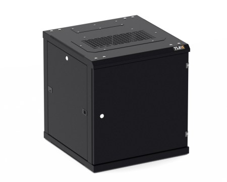 Настенный разборный шкаф Classic 19",18U,металл.дверь,600х904х600мм,2 пары монтажных направл,RAL9004-0