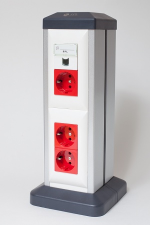 Колонна алюминиевая 330 мм, двухсторонняя, на 8 постов (45х45) SPL 400003-1