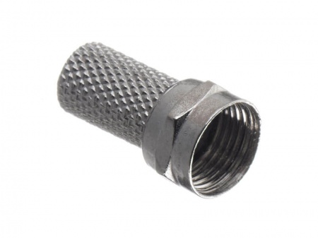 Штекер F (гайка) на RG-6/SAT-703 (цинк) (F113-55), NETKO Optima-0