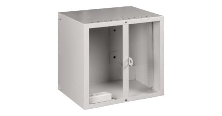 Шкаф настенный антивандальный, 9U, Ш562хВ556хГ506мм, с замком ВС4 Арико-1