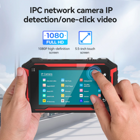 Многофункциональный тестер для видеонаблюдения Noyafa NF-IPC725-8